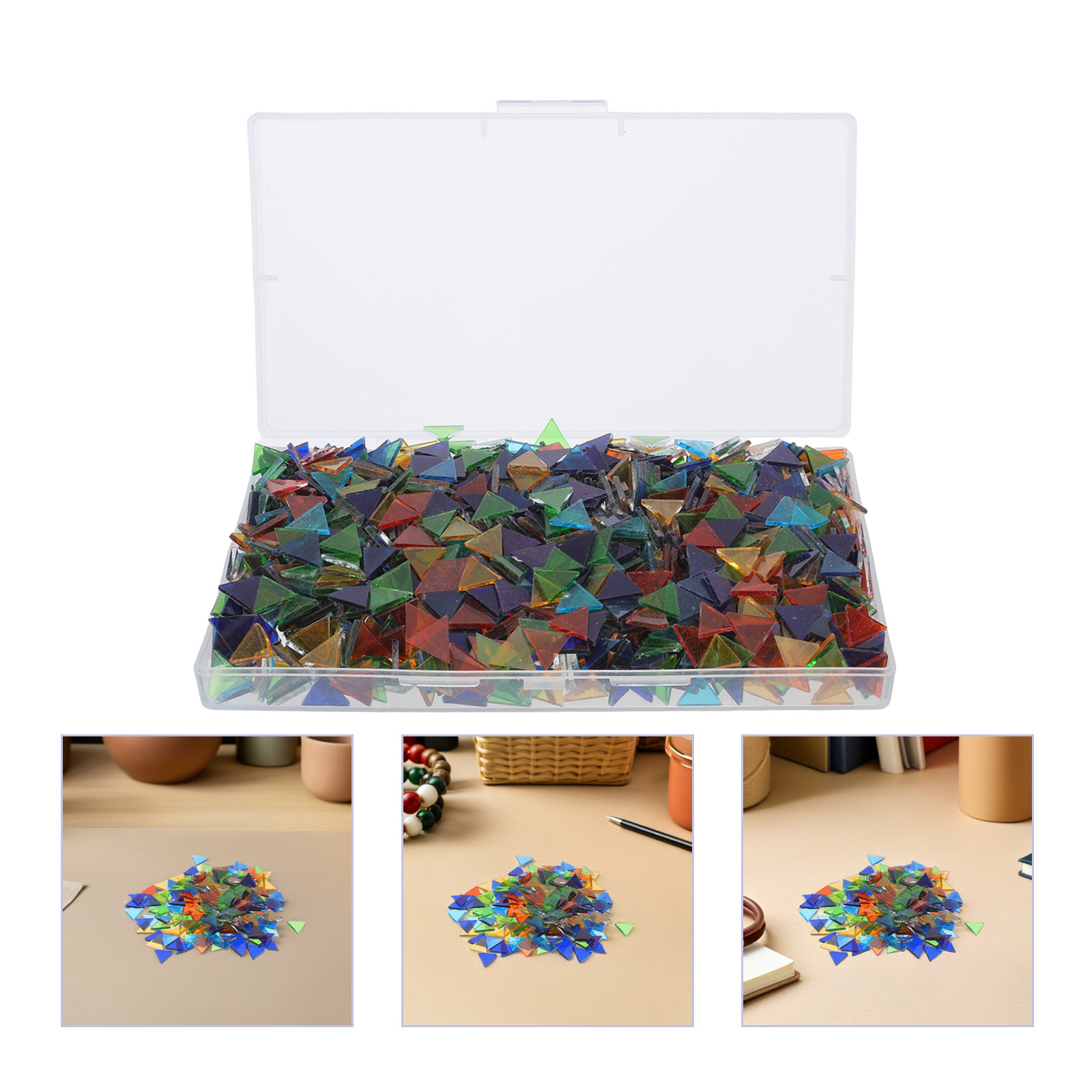 1273 Peças de Mosaico de Vidro - Art Craft Mirror avaliação e preço